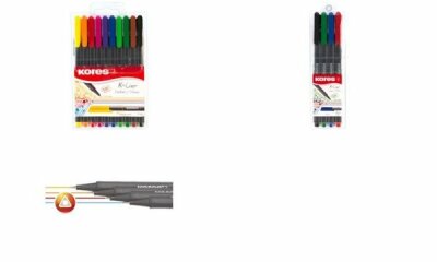 Kores Fineliner K-Liner, Strichst ärke: 0,4 mm, 4er Etui (5628114)