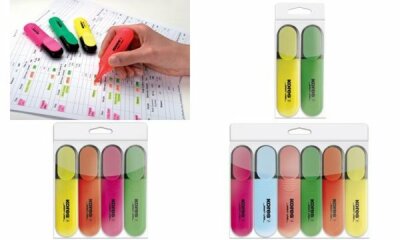 Kores Textmarker BRIGHT LINER, 4e r Etui (5636140)