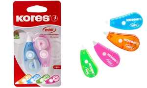 Kores Einweg-Korrekturroller MINI , 4,2 mm x 3 m, Blister (5684121)