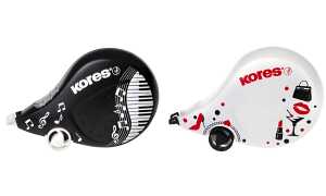 Kores Einweg-Korrekturroller BLACK & WHITE (5684972)