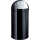 helit Metall-Abfalleimer the dome , 50 Liter, schwarz (5690633)