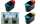 helit Papierkorb the triple, oval , PE, schwarz/gelb/blau (5690671)