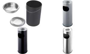 helit Standascher the shark, Stah lblech, schwarz (5690677)