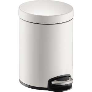 helit Tret-Abfalleimer the silent , 20 Liter, weiß (5690739)
