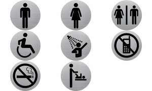 helit Piktogramm the badge Handy verboten, rund, silber (5690769)