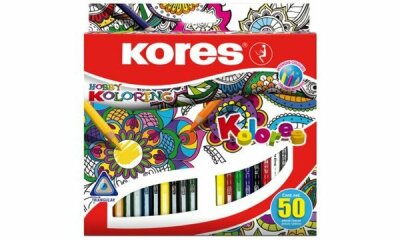 Kores Dreikant-Buntstifte Hobby Ko loring, 50er Karton-Etui (5693350)