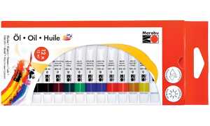 Marabu Ölfarbe, 12 ml, 12er-Set (57 201446)