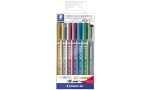STAEDTLER Permanent-Marker Metallic , 6er Etui +...