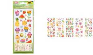 folia Brilliant-Sticker, Ganzjahres -Motive sortiert (57905062)