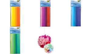 folia Seidenpapier, (B)500 x (H)700 mm, 20 g/qm, Mix gelb (57905246)