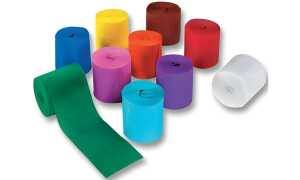 folia Kreppband, (B)50 mm x (L)10 m , farbig sortiert (57905299)