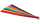 folia Flechtstreifen (B)15 x (L)500 mm, farbig sortiert (57905915)