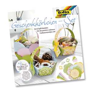 folia Geschenkkörbchen-Bastelset, 9 Körbchen (57905920)