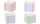 folia Zettelbox Luxbox mit Leucht kanten, pink, bestückt (57906132)