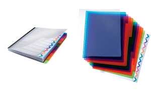 GBC Kunststoff-Register PolyDivider s, DIN A4, PP, 5-teilig (5901323)