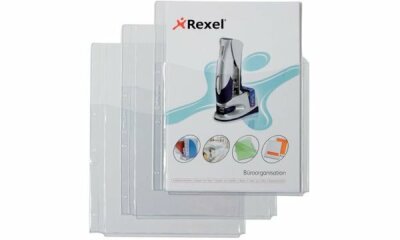 REXEL Prospekthülle mit Faltentasch e, A4, PVC, 0,18 mm (59226794)