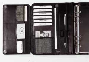 bind Terminplaner Modell T300-1, A5 , ohne Kalender, schwarz