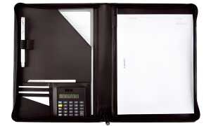 Alassio Schreibmappe CATANA, DIN A4, Lederimitat, schwarz (59447927)