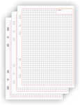 Ersatzeinlage A5 kariert BIND 2544 50BL Papier