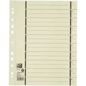 Elba Trennblätter A4 Überbreite, chamois, 100 Stück 4002030013483