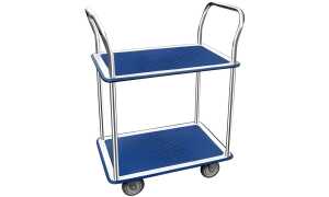 JPC Etagenwagen, mit 2 Abstellfläch en, (B)730 x (L)470 mm (61031035)