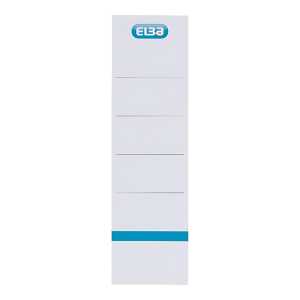 Ordner-Rückenschilder kurz, Einstecken, 8 cm, weiß, 10 Stück