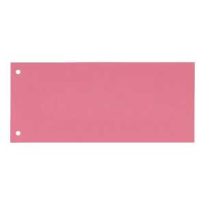 Trennstreifen, Karton 190 g/m², 1x8 cm gelocht, rot, 100 Stück
