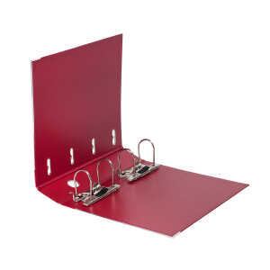 ELBA Doppelordner "rado plast", 2 x A5 quer, PP, 7,5 cm, rot