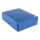 Dokumentenmappe A4, 350 g/m² Hartpappe (RC), 1,4 mm stark, 8 cm blau