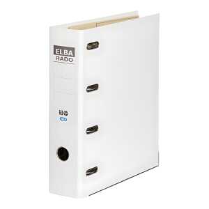 ELBA Doppelordner "rado plast", 2 x A5 quer, PP, 7,5 cm, weiß