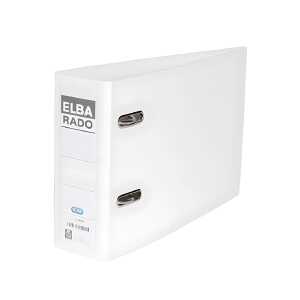 ELBA Ordner "rado plast" A5 quer, PP, 7,5 cm, weiß