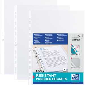 Oxford Prospekthülle DIN A4 90µm oben offen Polypropylen transparent