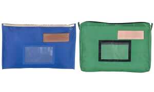 JPC Banktasche mit Dehnfalte, aus N ylon, grün (61900312)