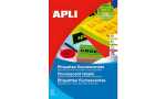 agipa Adress-Etiketten, 99,1 x 67,7 mm, neongelb (62000087)