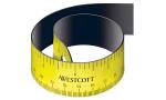 WESTCOTT Flachlineal, Länge: 300 mm , flexibel,...