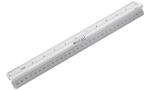 WESTCOTT Lineal, Länge: 300 mm, aus Aluminium, mit...