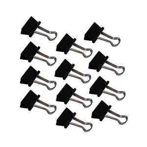 Wedo Foldback-Klammer (B)15 mm Kl emmweite: 7 mm schwarz (62421380)