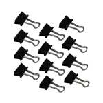 Wedo Foldback-Klammer (B)15 mm Kl emmweite: 7 mm schwarz...