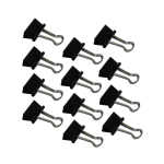 Wedo Foldback-Klammer (B)15 mm Kl emmweite: 7 mm schwarz...