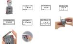 trodat Datumstempel 2910/L EINGEGA NGEN + 4 Felder...