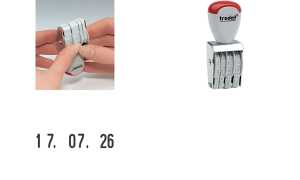 trodat Datumstempel 1004, Abdruckgr öße: 3 x 12 mm (62514824)