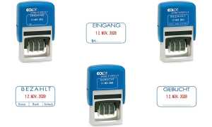 COLOP Datumstempel Printer S260/L3 GEBUCHT, blau (62518261)