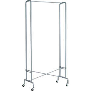 Unilux FOLDY Rollgarderobe metallgrau, faltbare Kleiderstange
