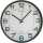 UNILUX Wanduhr Magnet 30,5cm Kunststoff metallgrau/schwarz