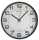 UNILUX Wanduhr Magnet 30,5cm Kunststoff metallgrau/schwarz