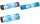 PAPSTAR Müllsäcke - 120 L, LDPE, blau, 20 Stück