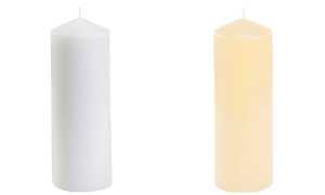PAPSTAR Stumpenkerze, Durchmesser: 60 mm, creme (6413606)