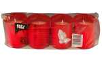 PAPSTAR Grablicht Stundenbrenner, Durchmesser: 50 mm, rot...