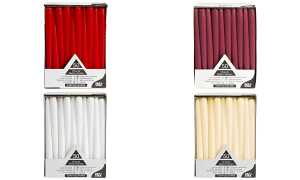 PAPSTAR Leuchterkerzen, 22 mm, rot, 50er Pack (6417960)