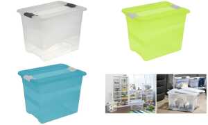 keeeper Aufbewahrungsbox cornelia , 24 Liter, transparent (6440003)